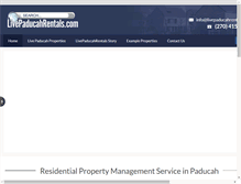 Tablet Screenshot of livepaducahrentals.com